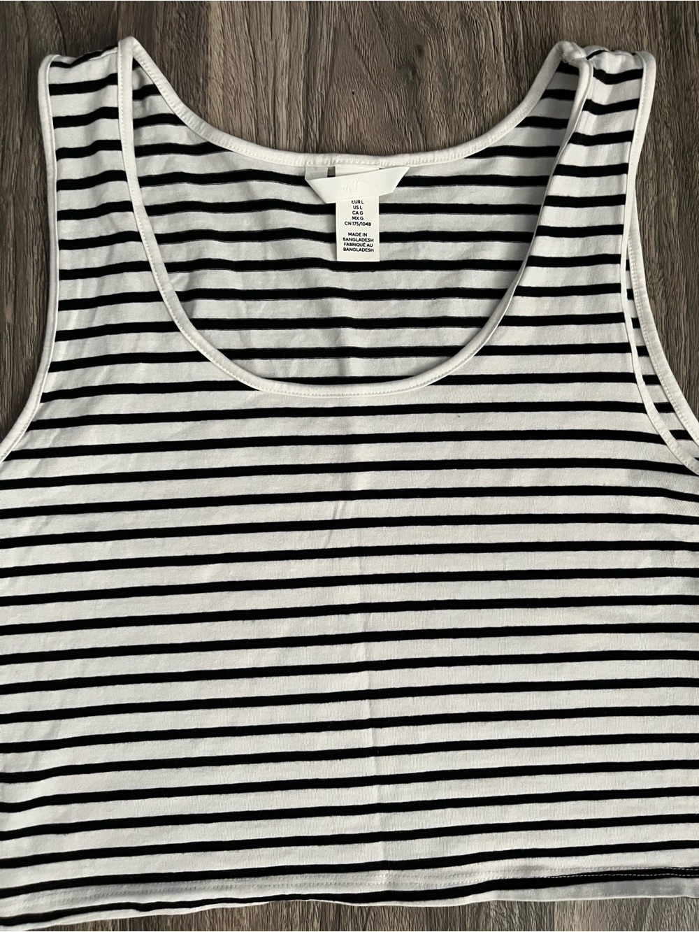 H&M Black & White Tank Top
